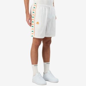 222 Banda Nardo Shorts - White Green Tee Orange