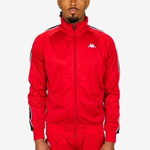 222 Banda Anniston Slim Jacket - Red Racing Black White