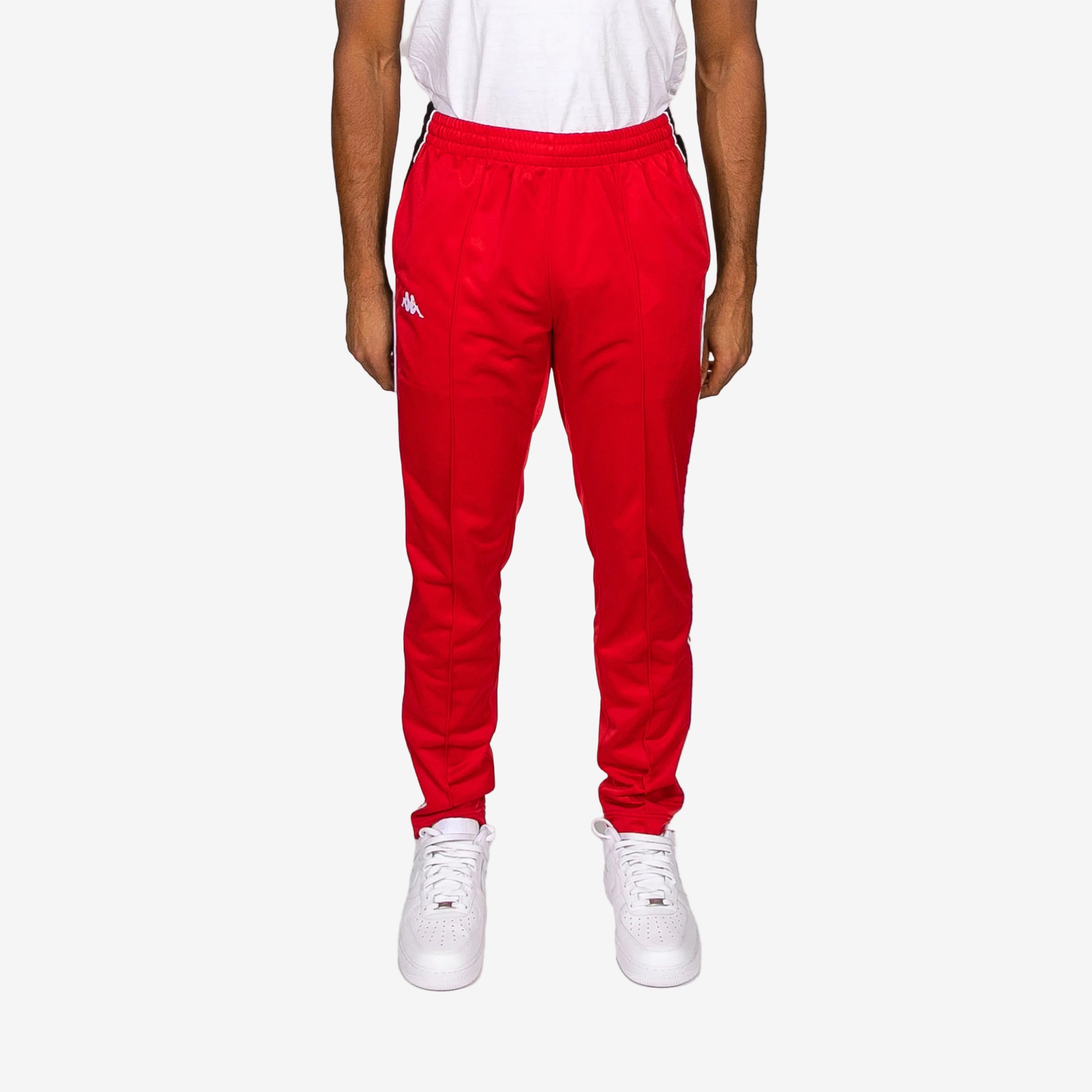 222 Banda Astoria Slim Pants - Red Racing Black White