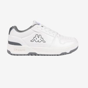 Logo Coda Low Sneakers - White Grey